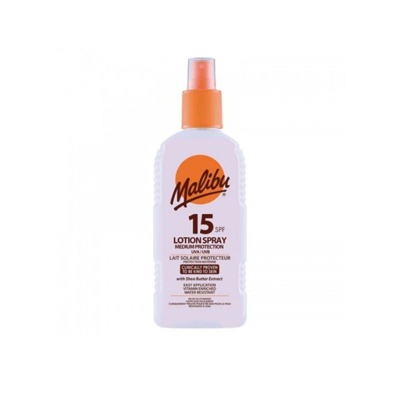 Protective Body Lotion Spray MALIBU SPF 15 - 200 ml