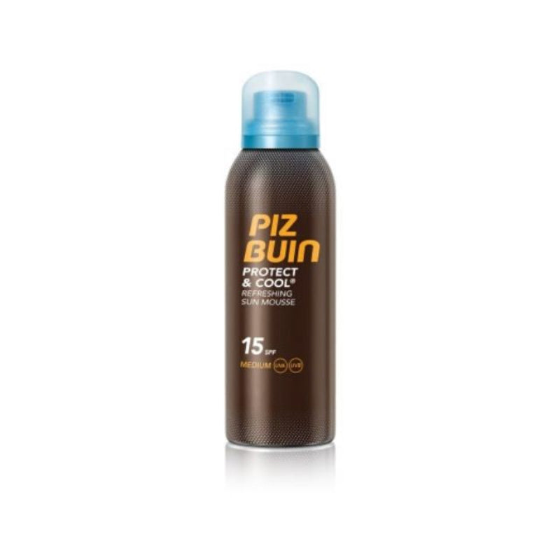 Loción corporal mousse refrescante y protectora PIZ BUIN SPF15 - 150 ml