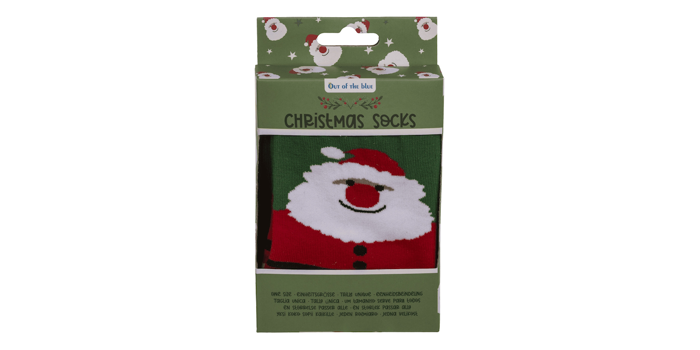 Calcetines con motivos navideños