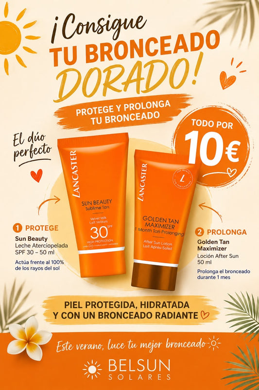 Lancaster Tu Bronceado Dorado | Pack Sun Beauty SPF 30 + Golden Tan Maximizer