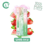 Vaper sin nicotina desechable LT sandia fresa