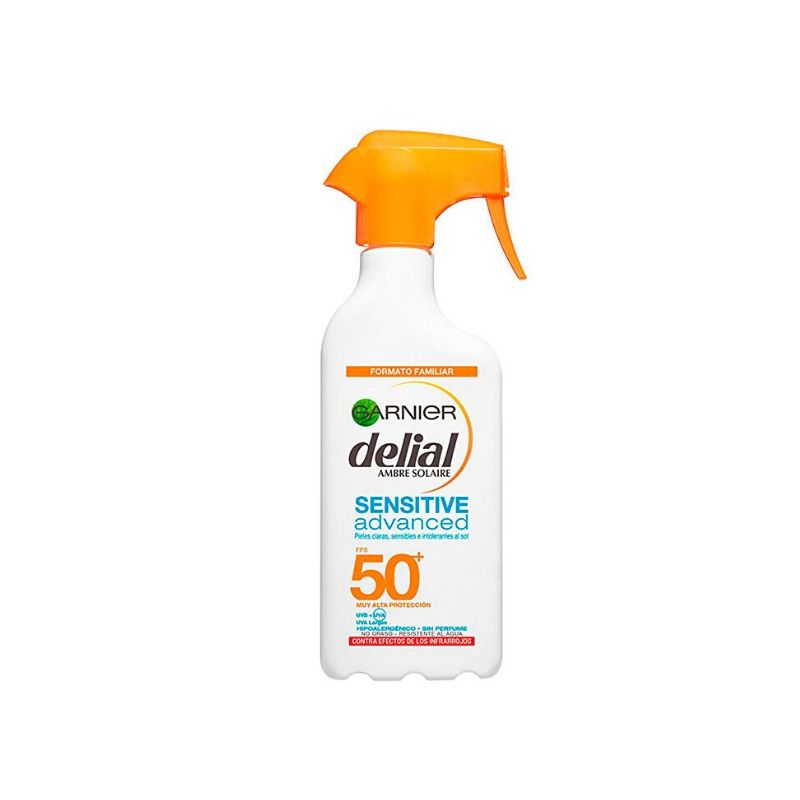 Loción corporal protectora pieles sensibles Spray DELIAL SPF 50+ 270 ml