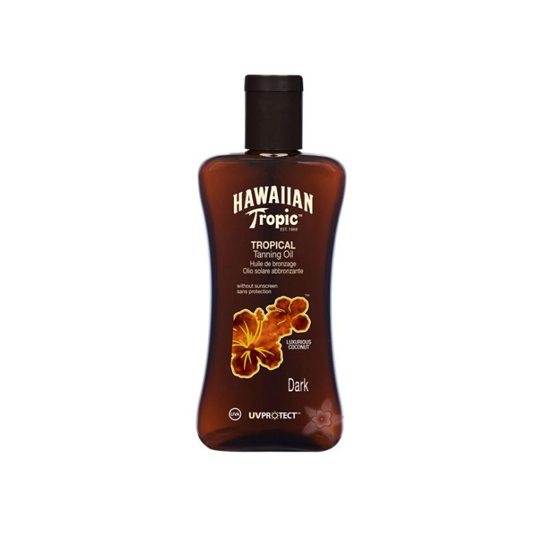 Tropisches Bräunungsöl 0 – Dark HAWAIIAN TROPIC – 200 ml