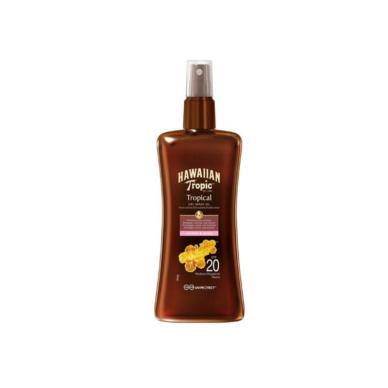 Tanning Oil Protective Dry Spray Oil HAWAIIAN TROPIC SPF 20 - 200 ml